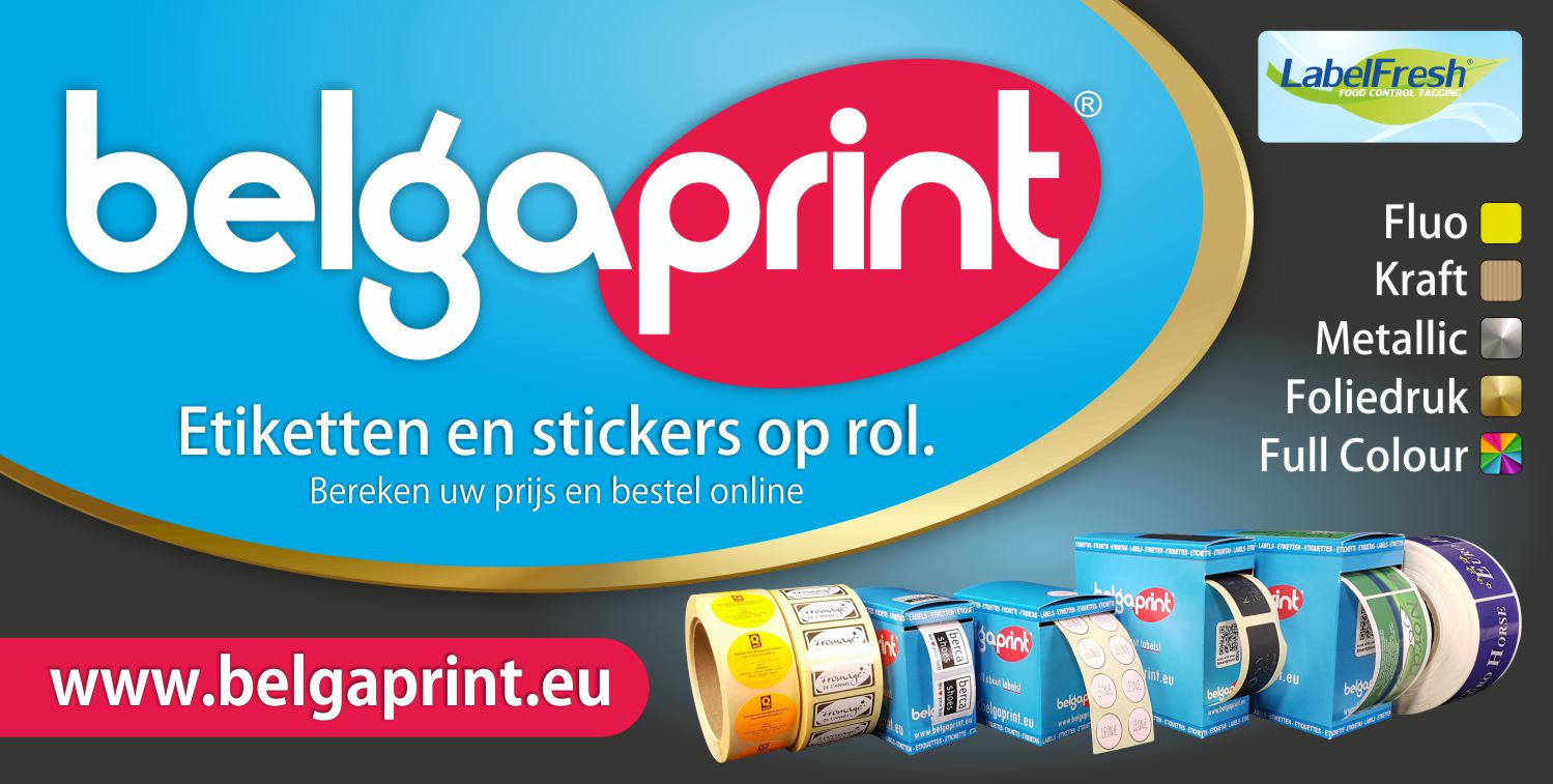 drukkers Sint-Baafs-Vijve Belgaprint Etiketten & Stickers